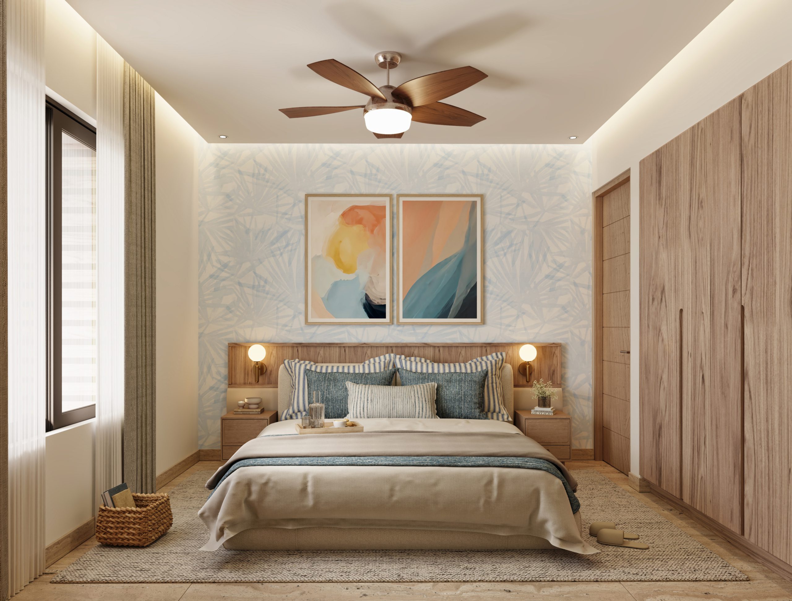 Modern one-bedroom apartment in Village Blu Beach Apartments